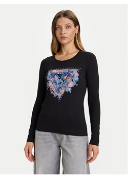 Guess Bluzka W5BI74 J1314 Czarny Slim Fit ze sklepu MODIVO w kategorii Bluzki damskie - zdjęcie 186028517