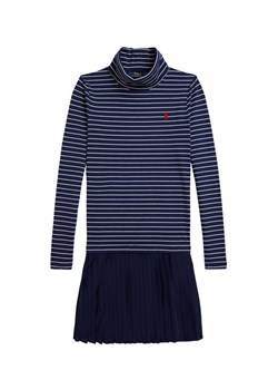 Polo Ralph Lauren Sukienka dzianinowa 313980676001 Granatowy Regular Fit ze sklepu MODIVO w kategorii Sukienki dziewczęce - zdjęcie 186028546