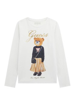 Guess Bluzka J5BI16 J1314 Biały Regular Fit - id: 0000305453679 - marki Guess - 186028549 Guess Bluzka J5BI16 J1314 Biały Regular Fit ze sklepu MODIVO w kategorii Bluzki dziewczęce - zdjęcie 186028549