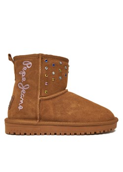 Pepe Jeans Śniegowce Diss Studs G PGS500006 Brązowy ze sklepu MODIVO w kategorii Buty zimowe dziecięce - zdjęcie 186028627