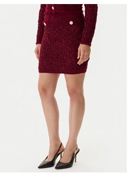 Guess Spódnica ołówkowa W5BD1X Z4090 Czerwony Slim Fit ze sklepu MODIVO w kategorii Spódnice - zdjęcie 186028685