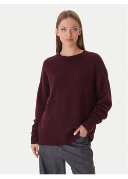 Patrizia Pepe Sweter 2K0326/K293-M536 Bordowy Regular Fit - id: 0000305439833 - marki Patrizia Pepe - 186028837 Patrizia Pepe Sweter 2K0326/K293-M536 Bordowy Regular Fit ze sklepu MODIVO w kategorii Swetry damskie - zdjęcie 186028837