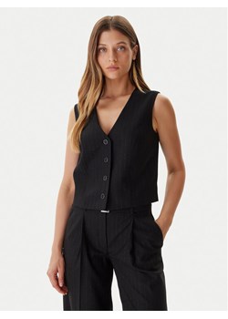 Guess Kamizelka garniturowa W5BH52 W2422 Czarny Regular Fit ze sklepu MODIVO w kategorii Kamizelki damskie - zdjęcie 186028839