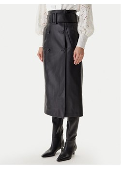 Morgan Spódnica z imitacji skóry 242-JADY Czarny Regular Fit ze sklepu MODIVO w kategorii Spódnice - zdjęcie 186028856