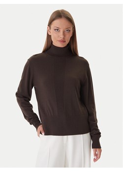 Patrizia Pepe Golf 2K0340 KM36 Brązowy Regular Fit ze sklepu MODIVO w kategorii Swetry damskie - zdjęcie 186028878