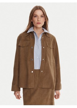 MAX&Co. Kurtka skórzana Stallo 2526446011200 Brązowy Loose Fit ze sklepu MODIVO w kategorii Kurtki damskie - zdjęcie 186028899
