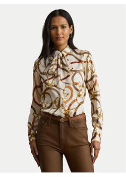 LAUREN RALPH LAUREN Koszula 200979807001 Biały Straight Fit ze sklepu MODIVO w kategorii Koszule damskie - zdjęcie 186028939