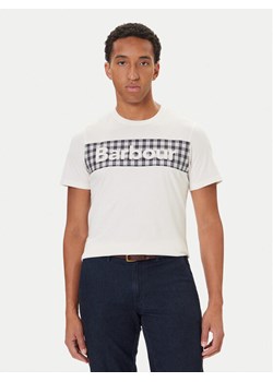 Barbour T-Shirt MTS1496WH32 Biały Regular Fit ze sklepu MODIVO w kategorii T-shirty męskie - zdjęcie 186028958