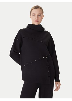 LOLA CASADEMUNT Sweter LF2511010 Czarny Regular Fit ze sklepu MODIVO w kategorii Swetry damskie - zdjęcie 186028969