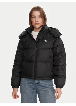 Calvin Klein Jeans Kurtka puchowa Essential LV047D501G Czarny Relaxed Fit ze sklepu MODIVO w kategorii Kurtki damskie - zdjęcie 186029168