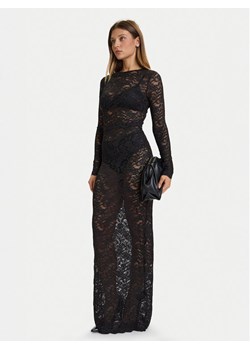 Guess Sukienka wieczorowa O5BK01 K1820 Czarny Slim Fit ze sklepu MODIVO w kategorii Sukienki - zdjęcie 186029275