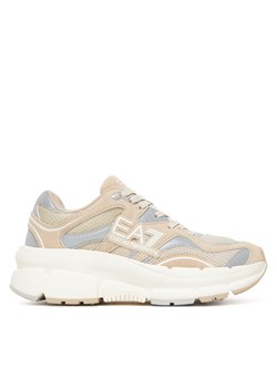 EA7 Emporio Armani Sneakersy X8X237 XK425 MZ202 Beżowy ze sklepu MODIVO w kategorii Buty sportowe damskie - zdjęcie 186029318