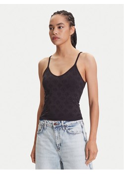 Guess Top V5YP05 Z3OA0 Czarny Slim Fit ze sklepu MODIVO w kategorii Bluzki damskie - zdjęcie 186029375