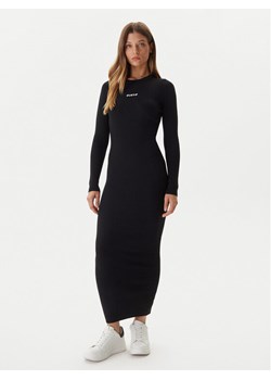 Guess Sukienka dzianinowa V5BK02 Z3JD2 Czarny Slim Fit ze sklepu MODIVO w kategorii Sukienki - zdjęcie 186029379