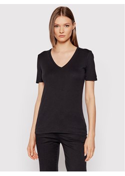 United Colors Of Benetton T-Shirt 3GA2E4230 Czarny Regular Fit ze sklepu MODIVO w kategorii Bluzki damskie - zdjęcie 186029438
