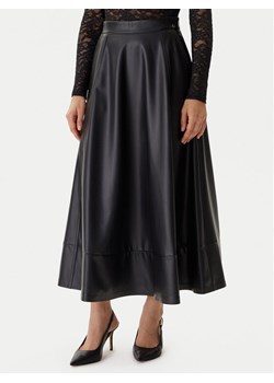 Guess Spódnica z imitacji skóry W5BD71 K8S30 Czarny Regular Fit ze sklepu MODIVO w kategorii Spódnice - zdjęcie 186029467
