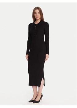 French Connection Sukienka dzianinowa 71ZJB Czarny Slim Fit ze sklepu MODIVO w kategorii Sukienki - zdjęcie 186029498