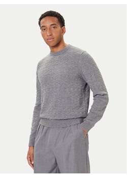 Guess Sweter M5BR42 Z2ZK2 Szary Regular Fit ze sklepu MODIVO w kategorii Swetry męskie - zdjęcie 186029587