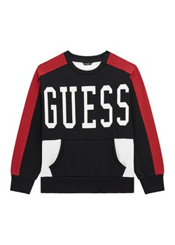 Guess Bluza L5BQ01 KAX74 Czarny Relaxed Fit ze sklepu MODIVO w kategorii Bluzy chłopięce - zdjęcie 186029628