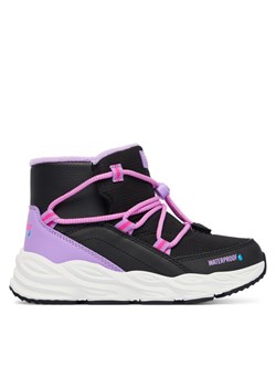 Skechers Śniegowce Turbo Tread 303492L BKMT Czarny ze sklepu MODIVO w kategorii Buty zimowe dziecięce - zdjęcie 186029637