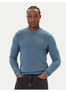 Mustang Sweter Elliot 1016844 Niebieski Regular Fit ze sklepu MODIVO w kategorii Swetry męskie - zdjęcie 186029825