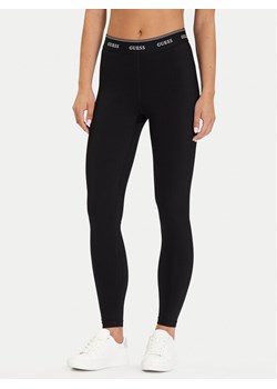 Guess Legginsy V5BB06 K1942 Czarny Slim Fit ze sklepu MODIVO w kategorii Spodnie damskie - zdjęcie 186029877