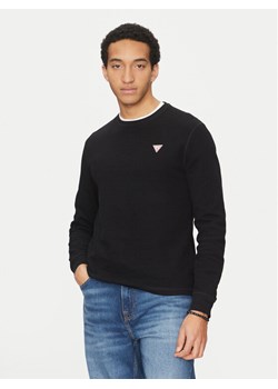 Guess Jeans Longsleeve M4BI77 KCII1 Czarny Regular Fit ze sklepu MODIVO w kategorii T-shirty męskie - zdjęcie 186029898