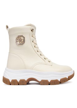 Guess Trzewiki FLFBNZ ELE12 Écru ze sklepu MODIVO w kategorii Botki - zdjęcie 186029947