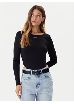 Tommy Jeans Body Silver Script DW0DW21574 Czarny Slim Fit ze sklepu MODIVO w kategorii Bluzki damskie - zdjęcie 186029949