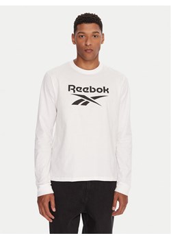Reebok Longsleeve RK25138CCM Biały Regular Fit ze sklepu MODIVO w kategorii T-shirty męskie - zdjęcie 186029987