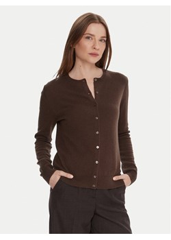 United Colors Of Benetton Kardigan 1002D5485 Brązowy Regular Fit ze sklepu MODIVO w kategorii Swetry damskie - zdjęcie 186029999