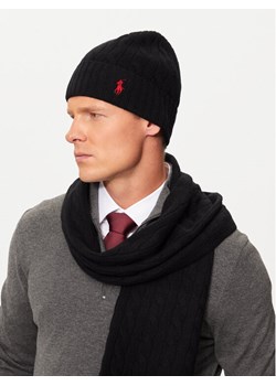 Polo Ralph Lauren Czapka 449959346001 Czarny ze sklepu MODIVO w kategorii Czapki zimowe męskie - zdjęcie 186030019