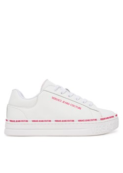 Versace Jeans Couture Sneakersy 79VA3SK5 Biały ze sklepu MODIVO w kategorii Buty sportowe damskie - zdjęcie 186030036