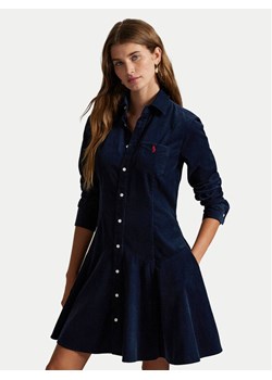 Polo Ralph Lauren Sukienka koszulowa 211972069004 Granatowy Regular Fit ze sklepu MODIVO w kategorii Sukienki - zdjęcie 186030046