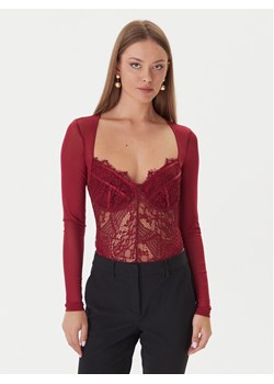 Bardot Body Farrah Lace 51150TB3 Bordowy ze sklepu MODIVO w kategorii Body damskie - zdjęcie 186030065