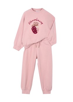 Mayoral Dres 4893 Różowy Relaxed Fit ze sklepu MODIVO w kategorii Komplety dziewczęce - zdjęcie 186030069