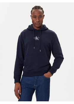 Calvin Klein Jeans Bluza LV04RD243G Granatowy Regular Fit ze sklepu MODIVO w kategorii Bluzy męskie - zdjęcie 186030078