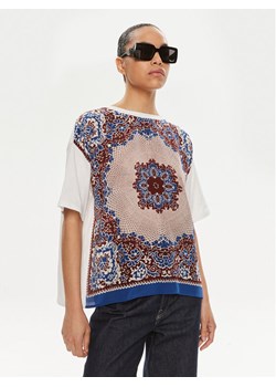 Weekend Max Mara T-Shirt Malaga 2415941112 Kolorowy Relaxed Fit ze sklepu MODIVO w kategorii Bluzki damskie - zdjęcie 186030087