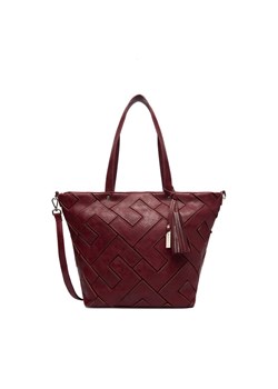 Lasocki Torebka C-MLP-E-025-05 Bordowy ze sklepu MODIVO w kategorii Torby Shopper bag - zdjęcie 186030095