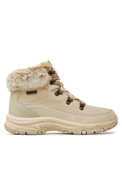 Skechers Trapery Trego - Snow Worries 167882/NAT Brązowy ze sklepu MODIVO w kategorii Workery damskie - zdjęcie 186030096