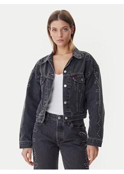 Levi's® Kurtka jeansowa 90s Trucker A9456-0003 Czarny Relaxed Fit ze sklepu MODIVO w kategorii Kurtki damskie - zdjęcie 186030108