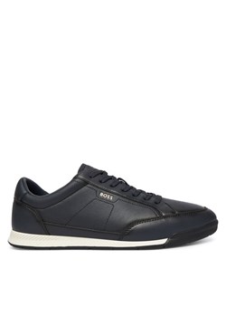 BOSS Sneakersy Nitan 50552880 Granatowy ze sklepu MODIVO w kategorii Buty sportowe męskie - zdjęcie 186030145