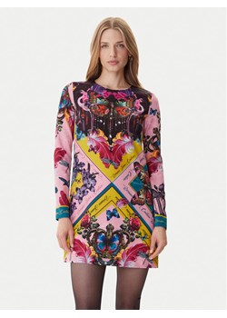 Versace Jeans Couture Sukienka codzienna 79HAO9P1 NS696 Kolorowy Slim Fit ze sklepu MODIVO w kategorii Sukienki - zdjęcie 186030175