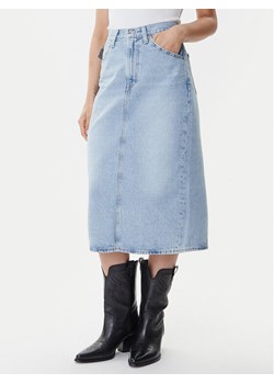 Levi's® Spódnica jeansowa 001VH-0001 Niebieski Regular Fit ze sklepu MODIVO w kategorii Spódnice - zdjęcie 186030207