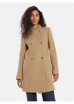 Morgan Płaszcz wełniany 242-GSUZI Brązowy Slim Fit ze sklepu MODIVO w kategorii Płaszcze damskie - zdjęcie 186030235