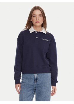 United Colors Of Benetton Bluza 3WNWD3011 Granatowy Regular Fit ze sklepu MODIVO w kategorii Bluzy damskie - zdjęcie 186030316