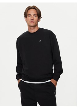 United Colors Of Benetton Bluza 342ZU1093 Czarny Regular Fit ze sklepu MODIVO w kategorii Bluzy męskie - zdjęcie 186030366