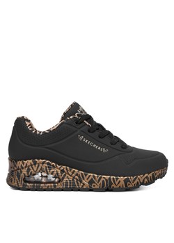 Skechers Sneakersy Uno 155506/BKRG Czarny ze sklepu MODIVO w kategorii Buty sportowe damskie - zdjęcie 186030389