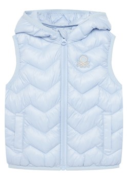 United Colors Of Benetton Kamizelka 21INGJ00H Błękitny Regular Fit ze sklepu MODIVO w kategorii Kamizelki chłopięce - zdjęcie 186030405