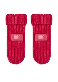 Ugg Rękawiczki dziecięce K Chunky Mitten 100030 Różowy ze sklepu MODIVO w kategorii Rękawiczki dziecięce - zdjęcie 186030528